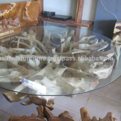 Teak Root Coffee Table Round Shape